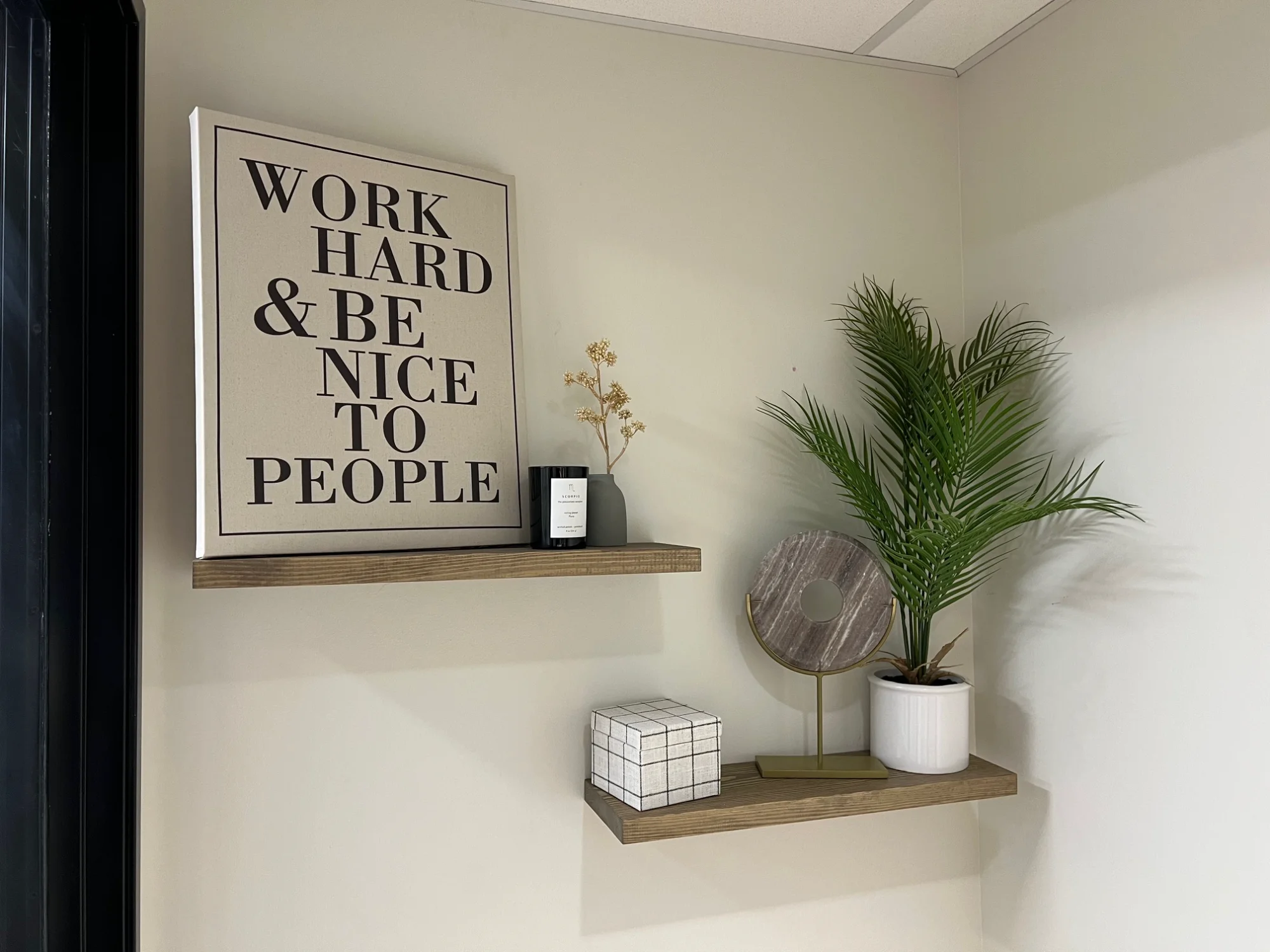 Office Shelf Styling